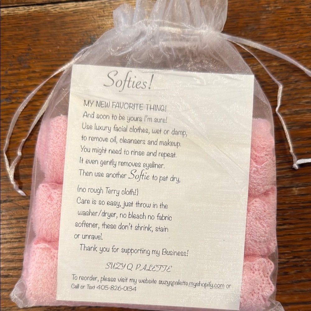 Softies Makeup Remover cloth - Pink